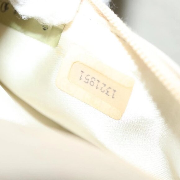 CHANEL Matelasse Chain Shoulder Bag Lamb Skin Ivory Gold CC Auth - Picture 14 of 16